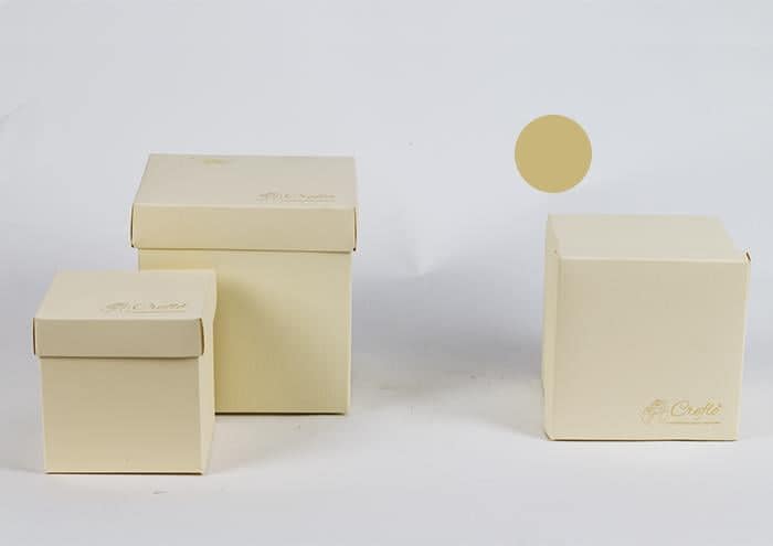 Scatole per fiori a forma di cubo cm 12 - Scatole per fiori - immagine 3