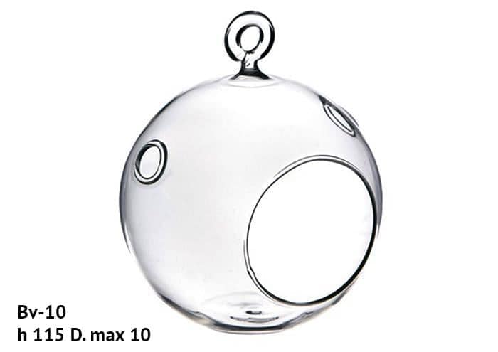 Sfera porta tealight da appendere diametro 10 cm