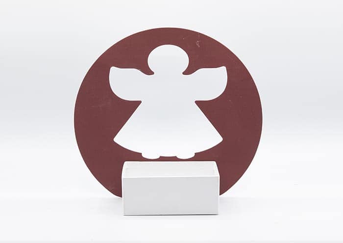 fuoriporta-creflo-sagoma-angelo-colore-bordeaux