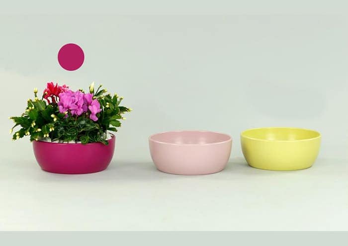 Immagine e commerce Ciotole ceramica color ciclamino diametro cm 26 h10