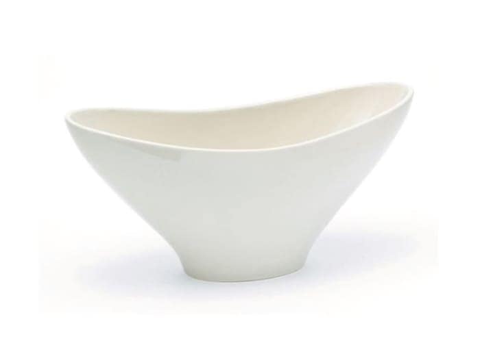 immagine e-commerce Ciotola-ceramica-ovale-forma-barchetta-cm-35x16-h14-avorio