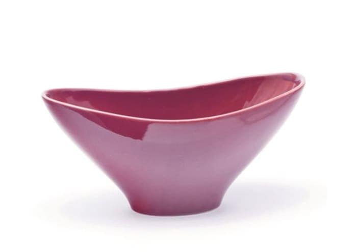 immagine e-commerce Ciotola-ceramica-ovale-forma-barchetta-cm-35x16-h14-prugna