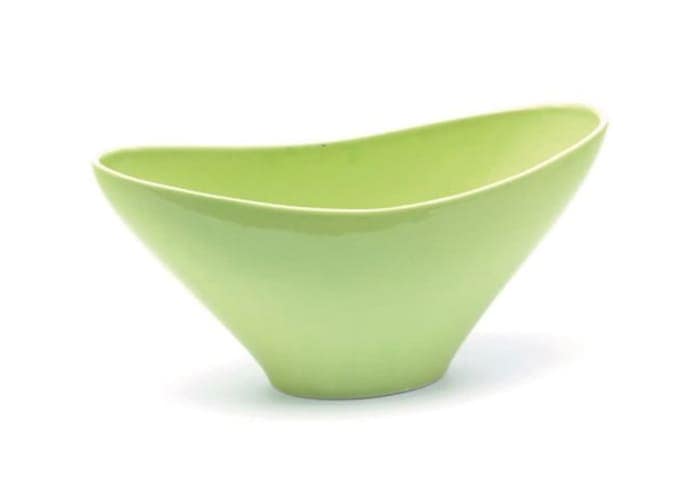 immagine e-commerce Ciotola-ceramica-ovale-forma-barchetta-cm-35x16-h14-verde-mela
