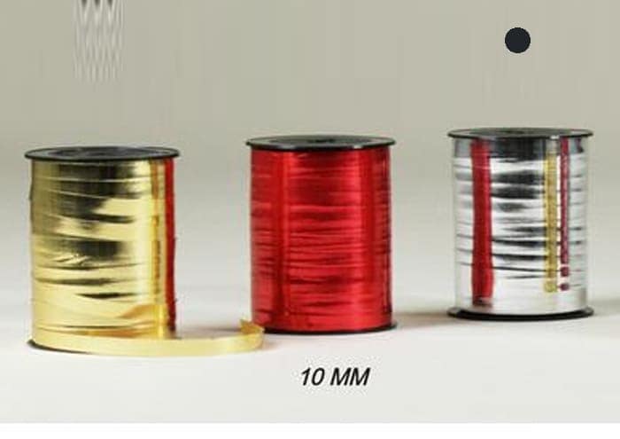 Immagine e commerce Rocchetta nastro argento metalllizzato economico mm10 x 250 mt
