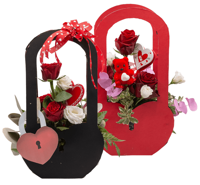 Pacchetto LoveLock 36 Flower bag Lucchetto a cuore 4 modelli-3 mix Color - immagine 6