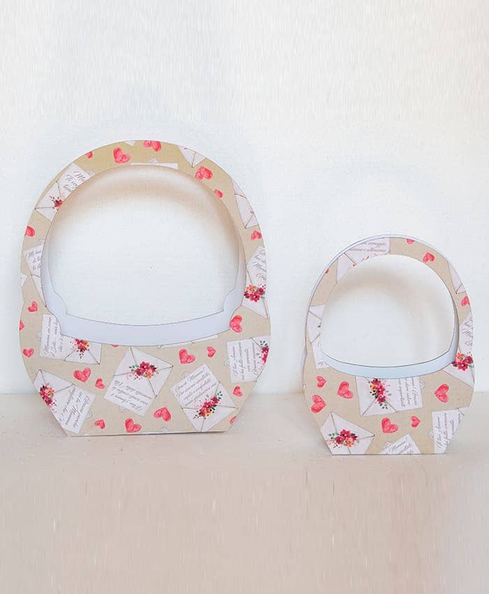 Flower bags Cestino' bag by Creflo'cersione Grazre Mamma red