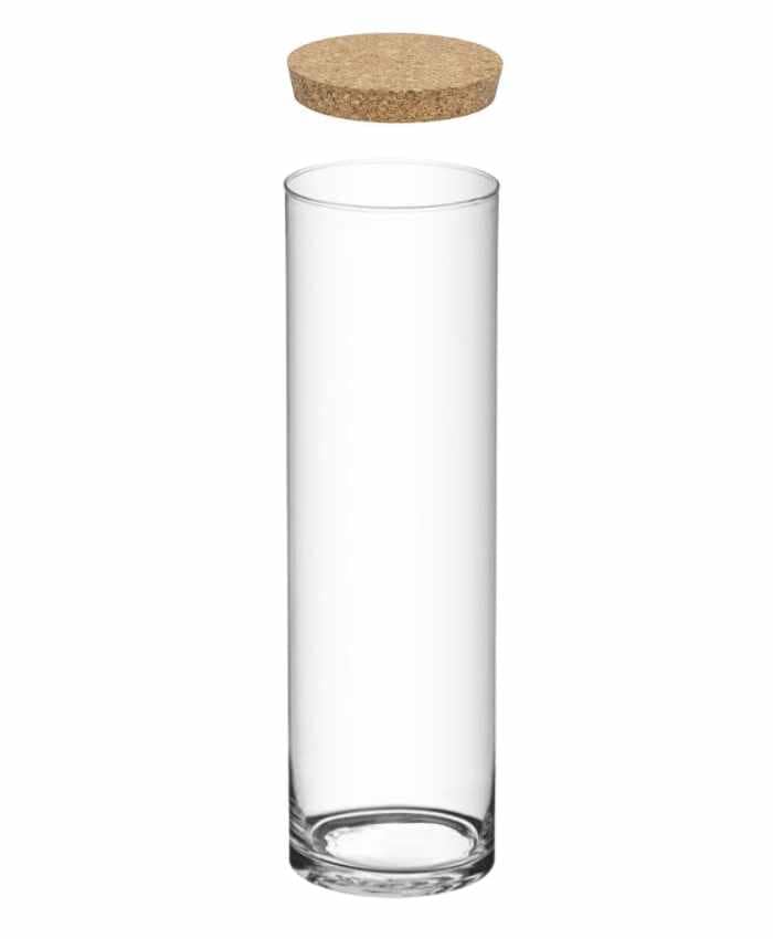 Immagine e commerce Cilindro in vetro con tappo sughero diametro 10 alto 40 cm