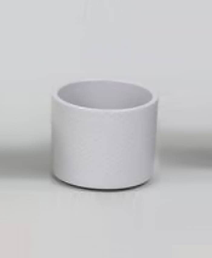 Immagine e commerce Porta vaso in ceramica decorato per piante diametro 10 cm-Grigio