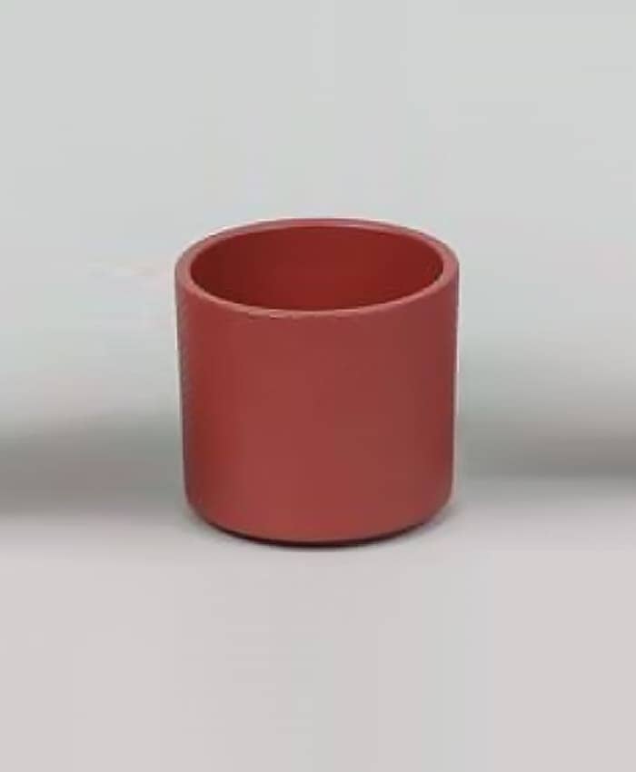 Immagine e commerce Porta vaso in ceramica decorato per orchidea cm-Rosso Mattone