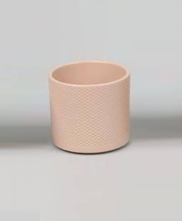 Immagine e commerce Porta vaso in ceramica decorato per orchidea cm-Cipria