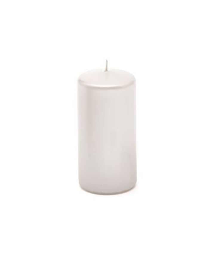Immagine e commerce Candela Moccolo antigoccia in cera diametro 6 alta 12 cm confezione 16 pz - Bianco Perlato
