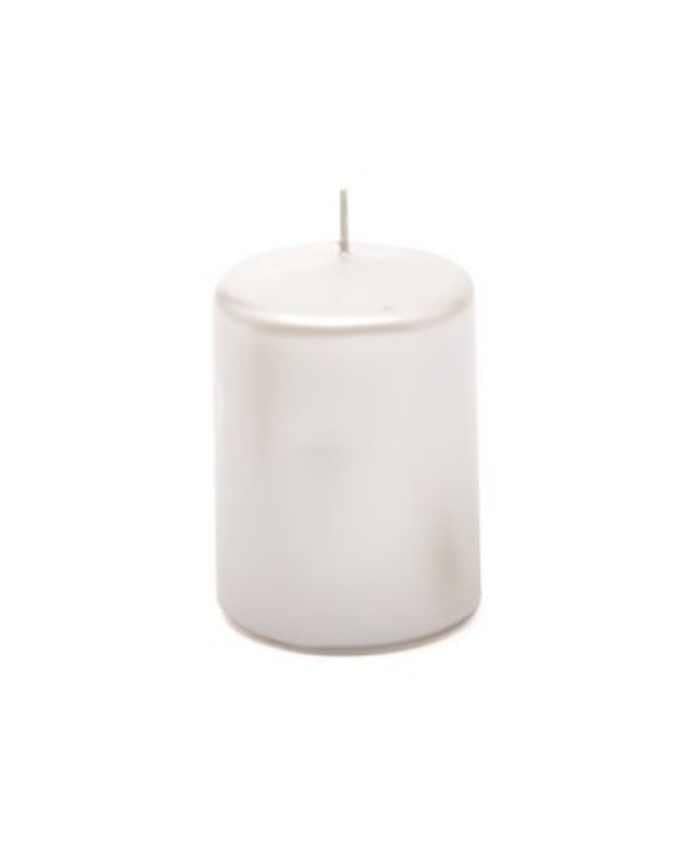 Immagine e commerce Candela Moccolo antigoccia in cera diametro 7 alta 10 cm confezione 4 pz - Bianco Perlato