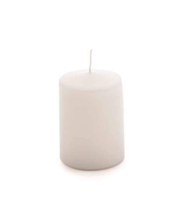 Immagine e commerce Candela Moccolo antigoccia in cera diametro 7 alta 10 cm confezione 4 pz - Bianco