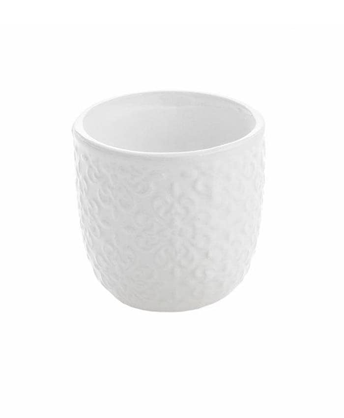 D812-5-Vasetti bomboniera ceramica decoro giglio per piante vaso 6 cm