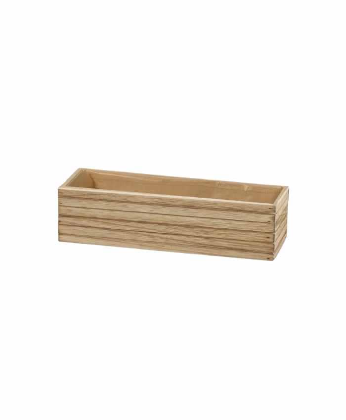 Immagine-e-commerce-Cassetta rettangolare in legno naturale per 3 piante vaso diametro cm 10
