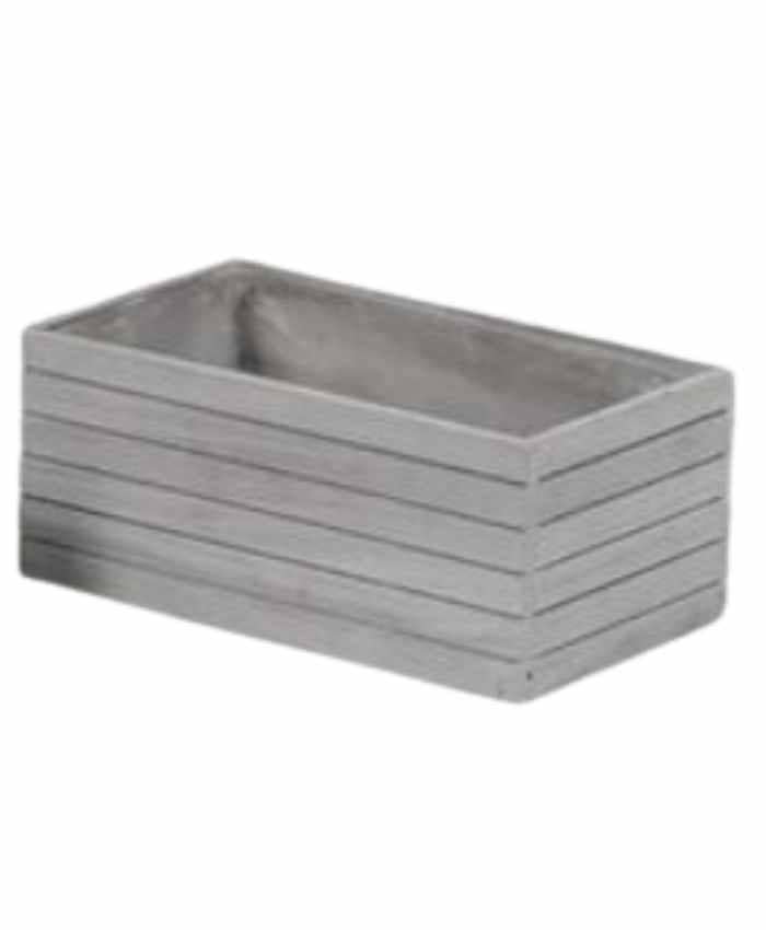 Immagine-e-commerce-Cassetta rettangolare in legno grigio per 2 piante vaso diametro cm 16