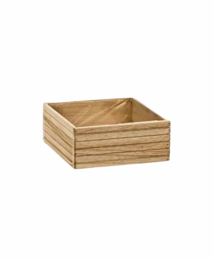Immagine-e-commerce-CASSETTA NATURALE IN LEGNO QUADRATA BASSA 22X22 H 9 CM