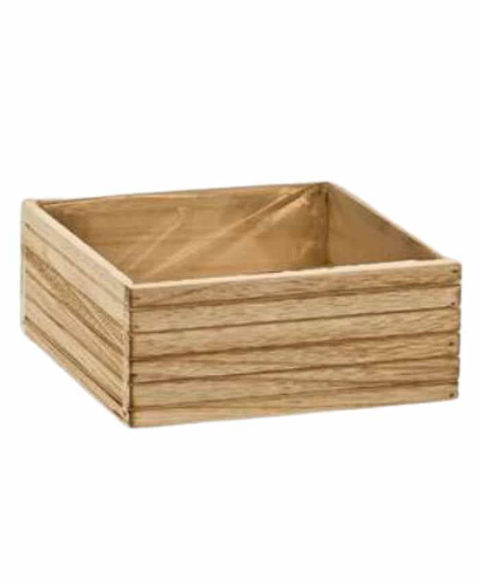 Immagine-e-commerce-CASSETTA NATURALE IN LEGNO QUADRATA BASSA 31X31 H 12 CM