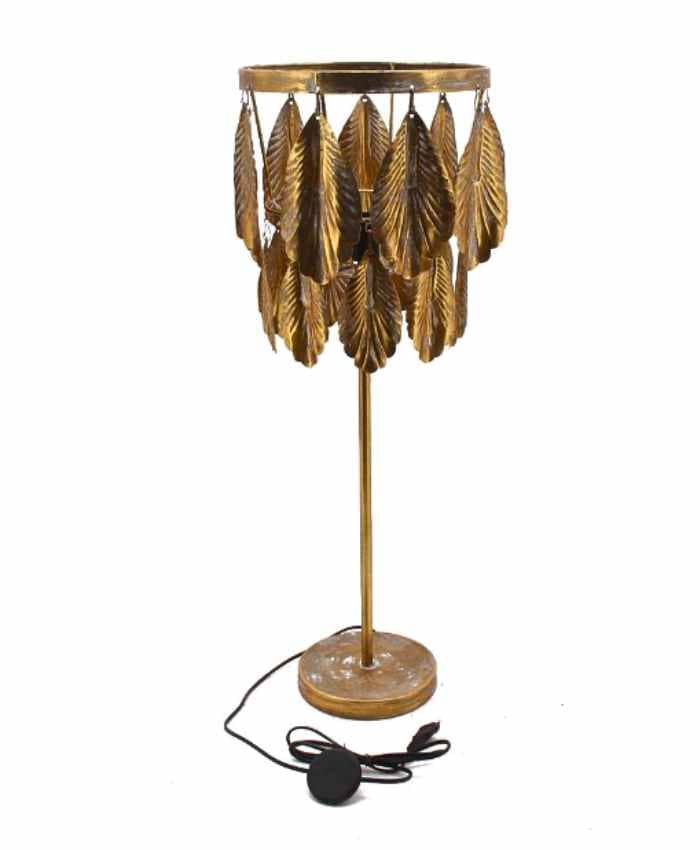 lampada-art-deco-con-decorazione-foglie-pendenti-alta-87-cm