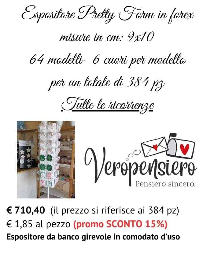 Cuoricino in forex con dedica romantica Love cm 10 h9 by Veropensiero - immagine 12