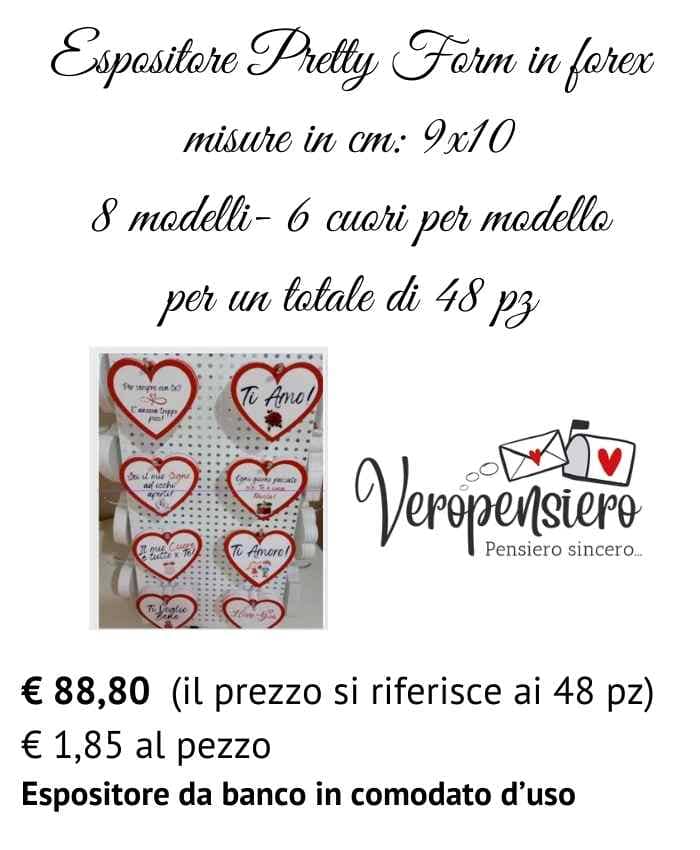 Cuoricino in forex con dedica romantica Love cm 10 h9 by Veropensiero - immagine 14