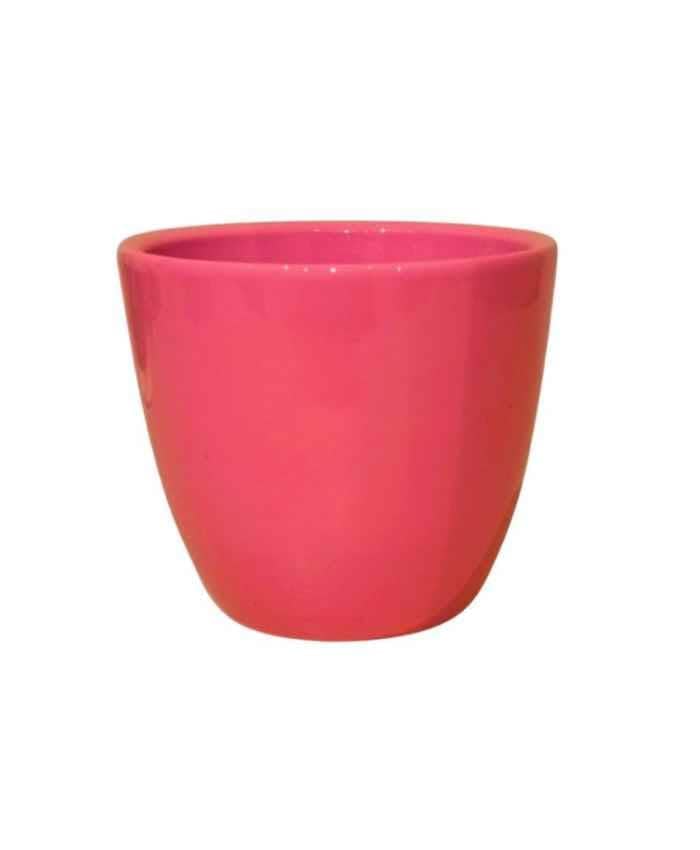 Immagine e commerce Portavaso in ceramica per piante vaso 9 diametro 10 alto 9 cm-Rosa