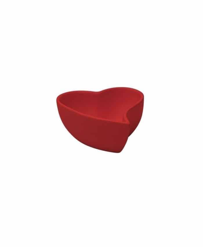Immagine e commerce Cuore in ceramica Rosso 7x7 h 4 cm