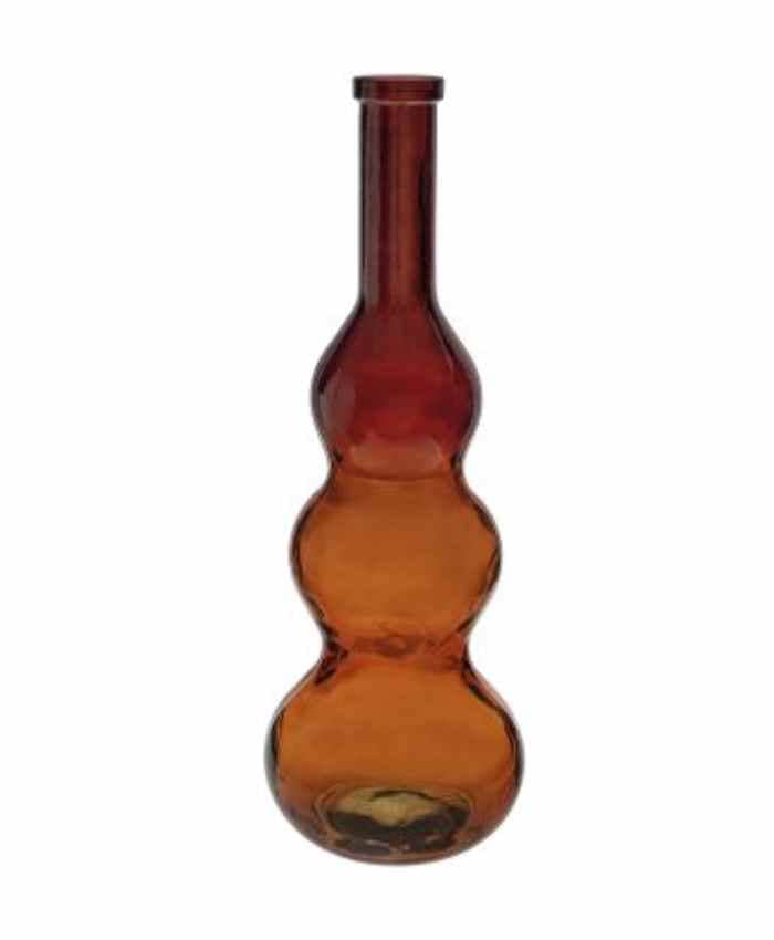 Immagine-e-commerce-Vaso vetro alto colorato dalla forma sinuosa diametro 28 alto 75 cm