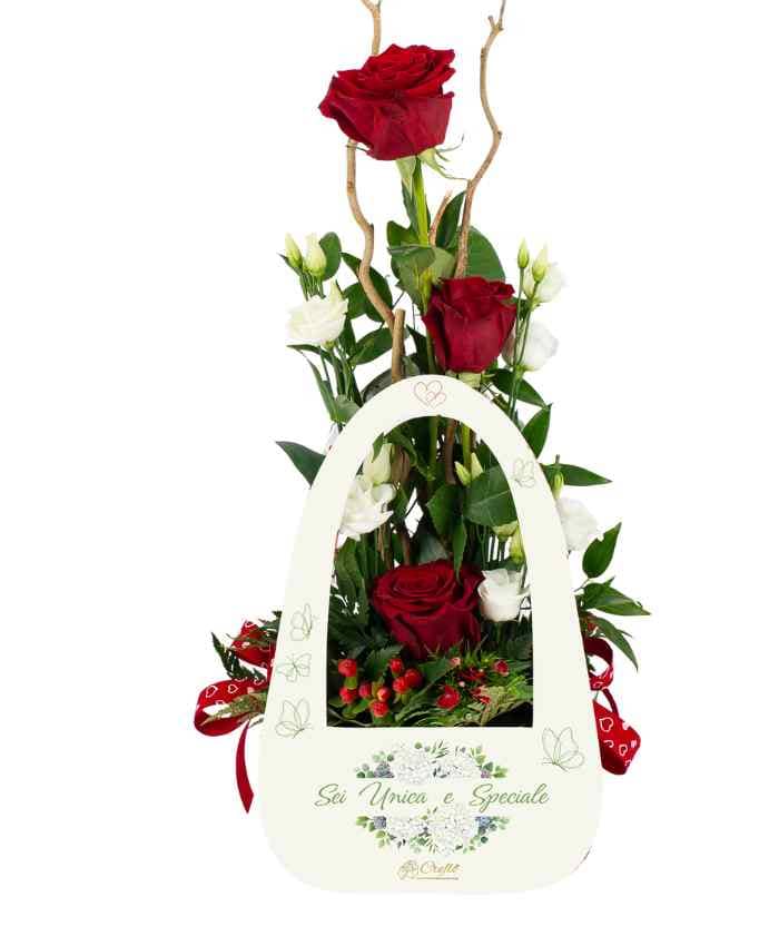 Pacchetto 10 Flowers bags Fiori e Parole 5 modelli 2 fantasie - immagine 5