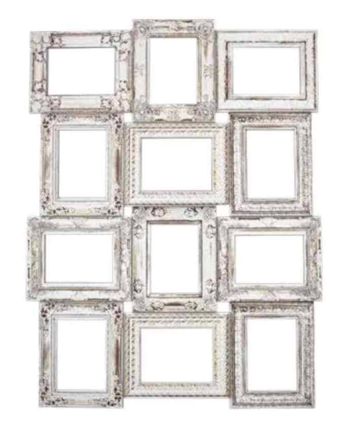 Tableau 12 cornici Shabby chic composte cm 100x132