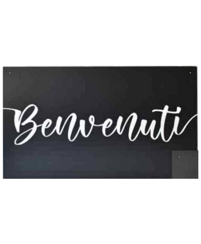 Immagine e commerce Insegna di benvenuto wedding con fori in lavagna cm 60x90 h1