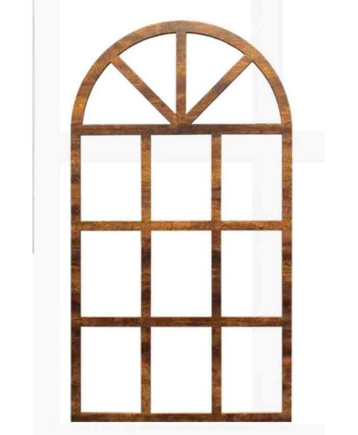Immagine e commerce Supporto per Tableau forma finestra in legno cm 58x104 h1