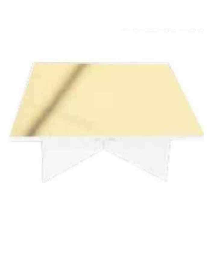 Immagine e commerce Alzata quadrata componibile in plexiglas specchio oro 5 mm di spessore cm 18x18 h11