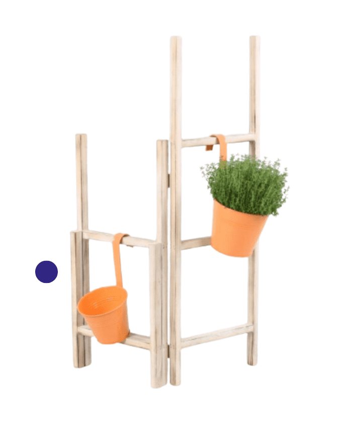 Immagine e commerce Secchello latta da appendere per piante vaso 12 cm colore arancio