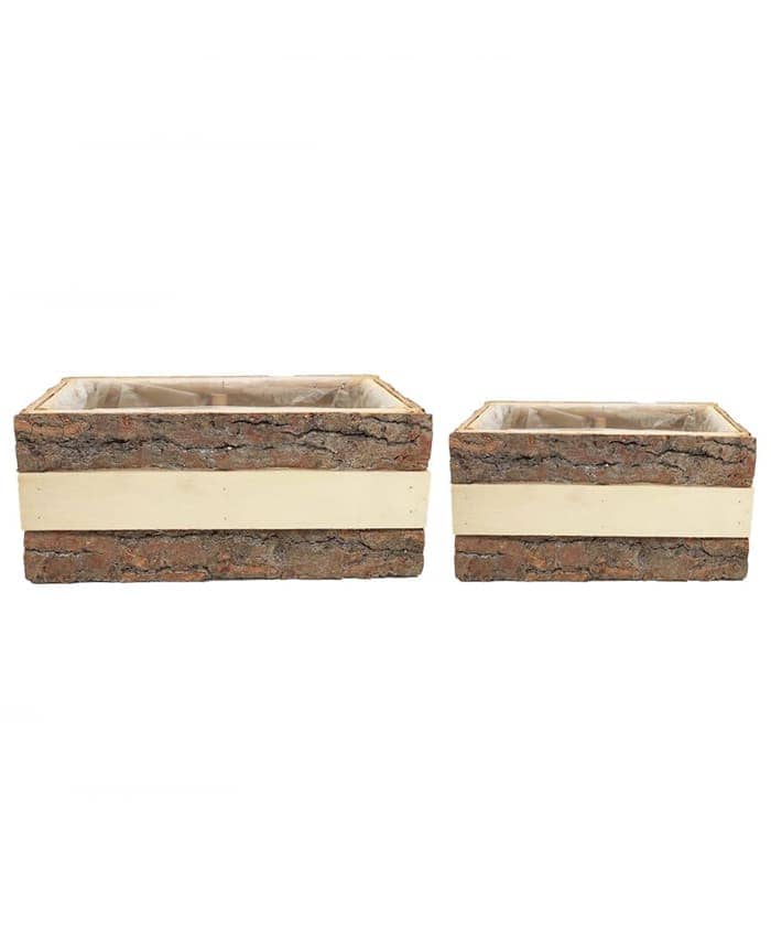Immagine-e-commerce-Serie 2 cassetta di legno e corteccia forma rettangolare cm 20 e 30 cm