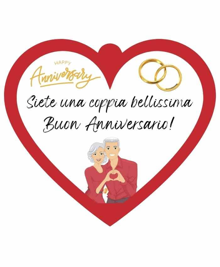 Immagine e commerce Cuoricino in forex con dedica anniversario generico