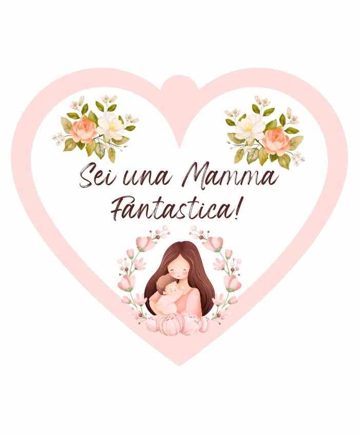 Immagine e commerce Cuoricino in forex con dedica mamma "mamma fantastica"