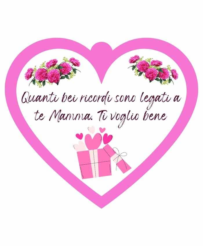 Immagine e commerce Cuoricino in forex con dedica mamma "bei ricordi"