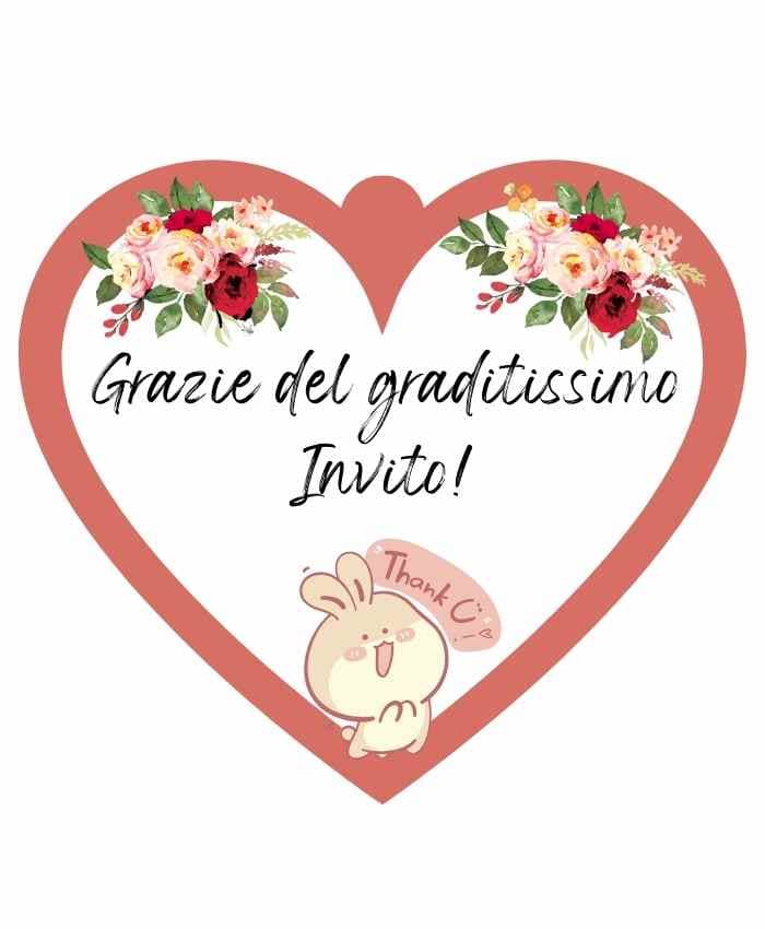 Immagine e commerce Cuoricino in forex con dedica amicizia "grazie invito"