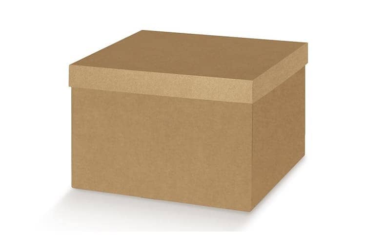 Immagine e commerce Scatola per cesti natalizi in cartoncino liscio cm 32x24 h31
