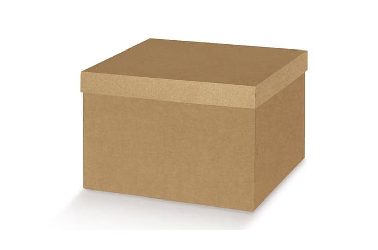 Immagine e commerce Scatola per cesti natalizi in cartoncino liscio cm 32x24 h20