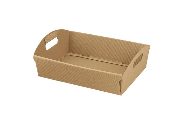 Immagine e commerce Cesto in cartone rigato cannetè 33x23x9