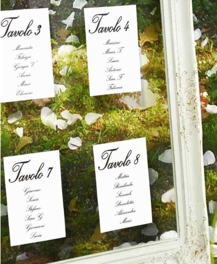Tableau Mariage Matrimonio Shabby Chic Decorazioni Matrimonio