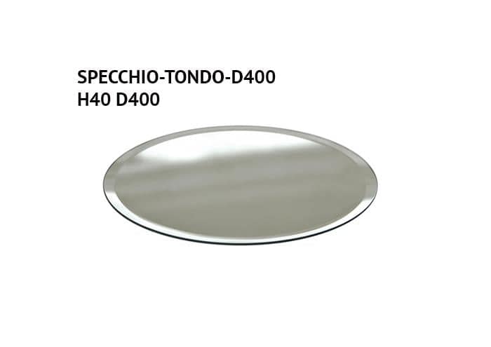 Specchio tondo per centrotavola e addobbi diametro 40 cm (5pz)