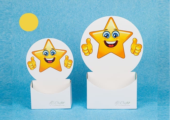 Scatole personalizzate con sticker Emojiflò Stellina sorridente - immagine 2