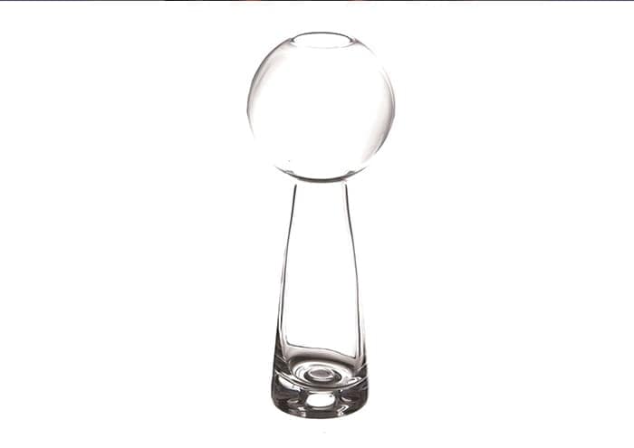 Immagine-e-commerce-Vaso in vetro di design con sfera alto 28 cm