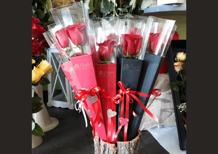 Pacchetto "Ti Amoro" 45 confezioni per rose singole Assortite - immagine 22