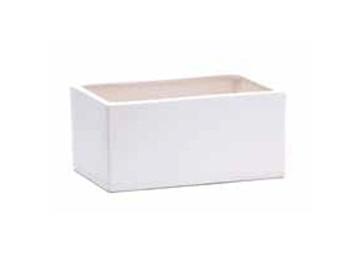Immagine e commerce Vaso per piante rettangolare in ceramica cm 20x10 h10