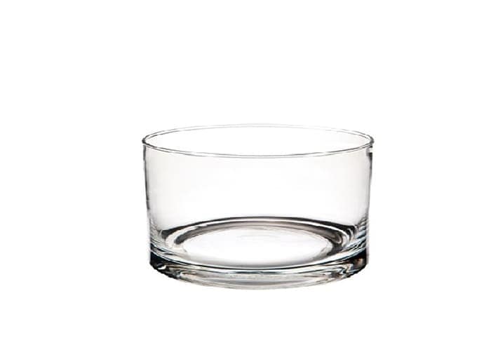 Immagine e commerce Cilindro in vetro basso e largo diametro 25 cm alto 12