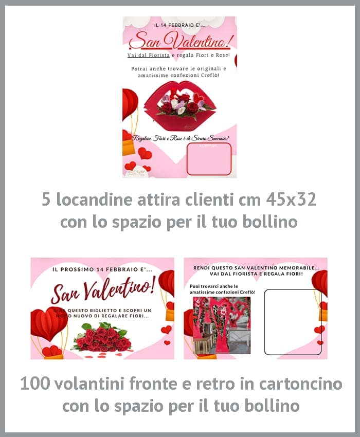 Pacchetto Joint venture San Valentino 2023 by Creflò Pacchetto Joint venture San Valentino 2023 by Creflò